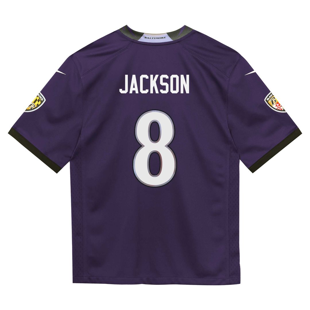 Lamar Jackson Baltimore Ravens Infant Team Game Jersey - Purple