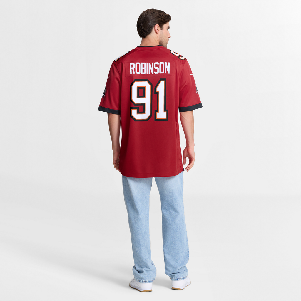 A'Shawn Robinson Tampa Bay Buccaneers Team Game Jersey - Red