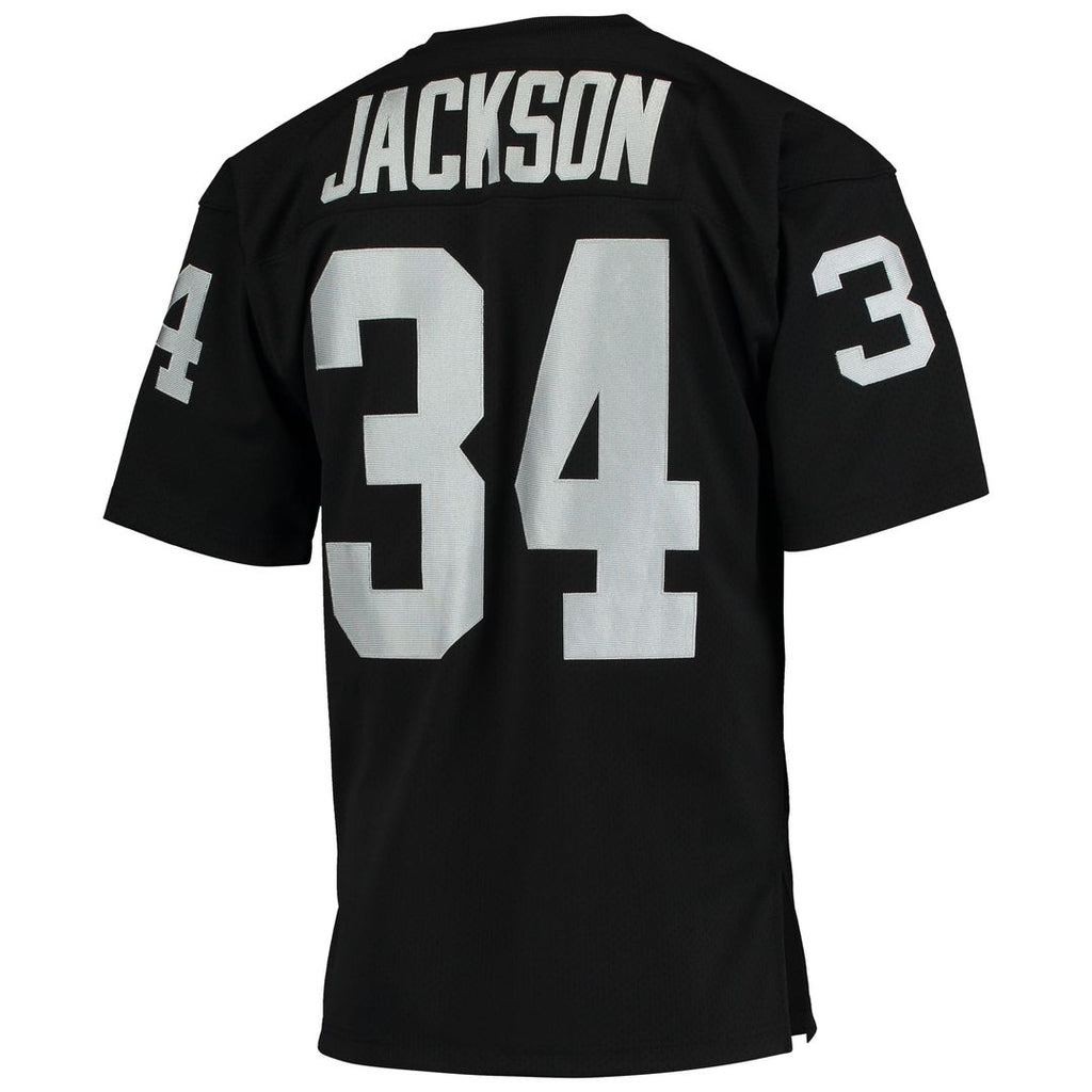 Bo Jackson Las Vegas Raiders 1990 Authentic Throwback Retired Player Jersey - Black