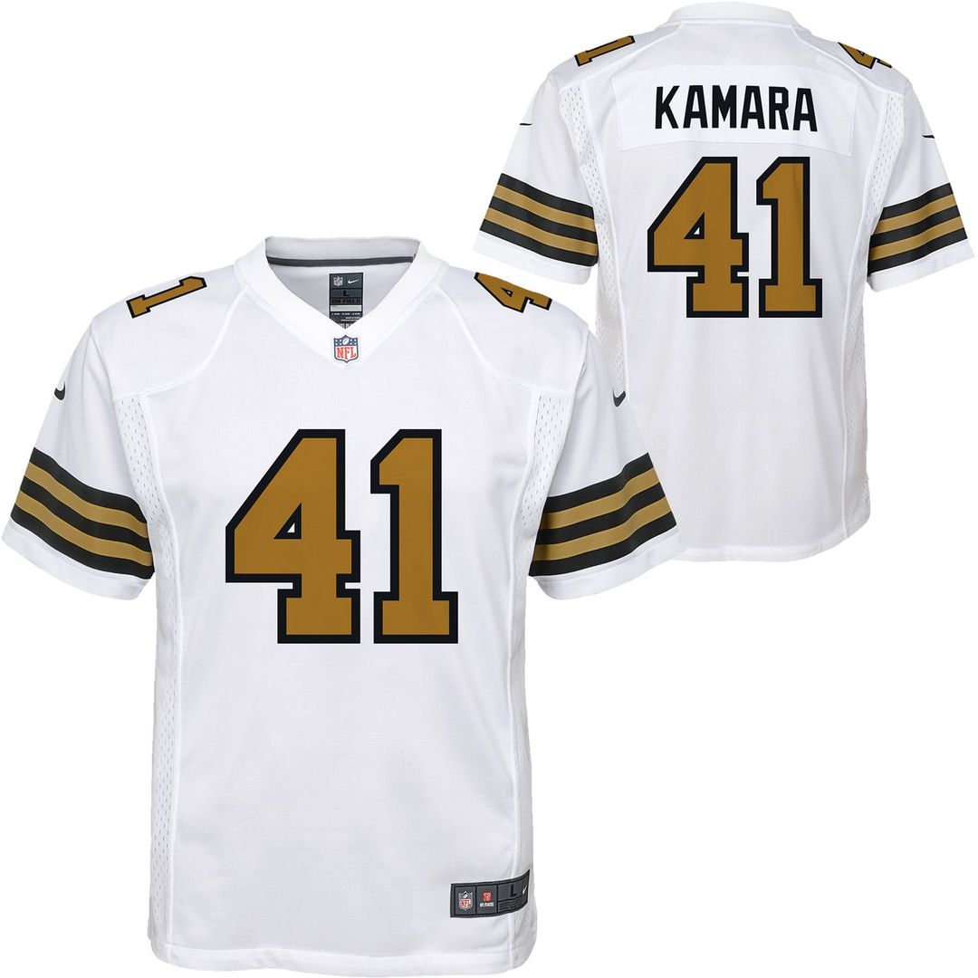Alvin Kamara New Orleans Saints Youth Game Jersey - Black