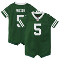 Garrett Wilson New York Jets Newborn Romper Game Jersey - Green