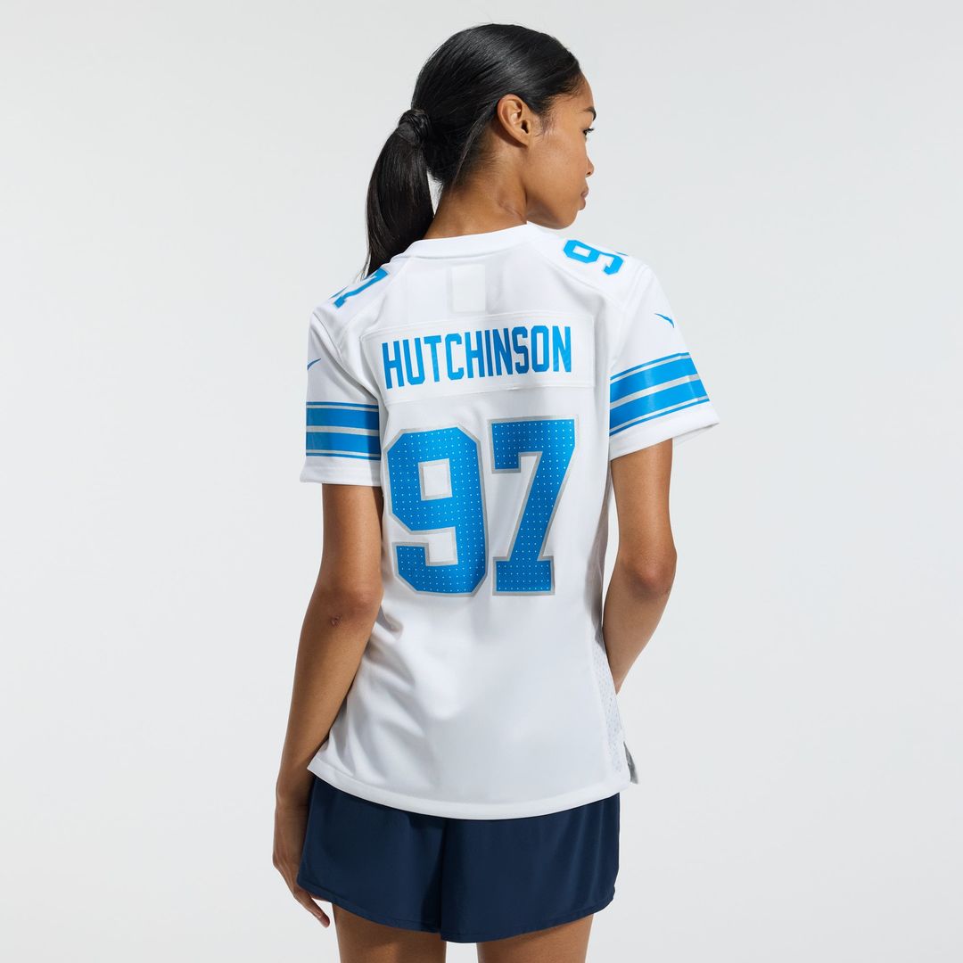 Aidan Hutchinson Detroit Lions Women's Game Jersey - White
