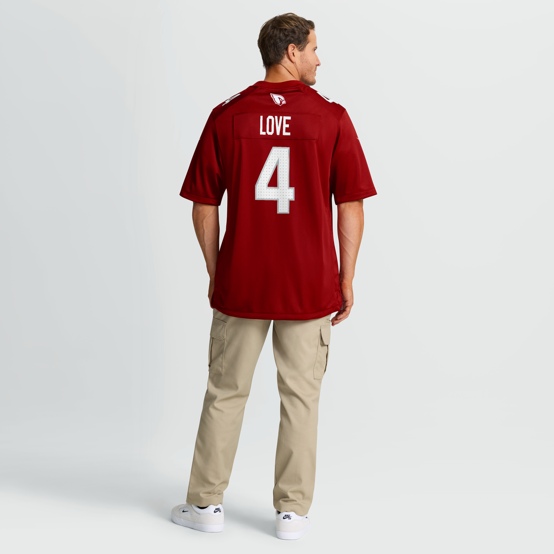 Jeremiyah Love Arizona Cardinals Alternate Game Player Jersey - Black