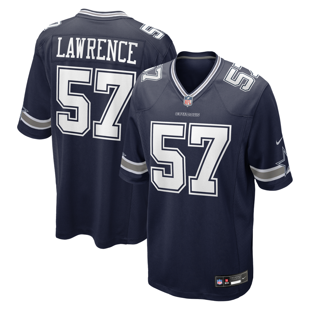 Malachi Lawrence Dallas Cowboys Game Jersey - White