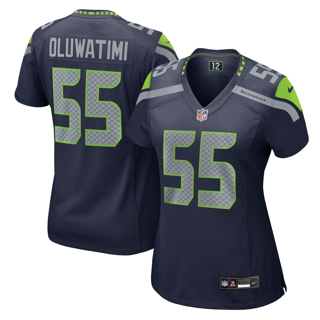 Olu Oluwatimi Seattle Seahawks Women's Team Game Jersey - College Navy