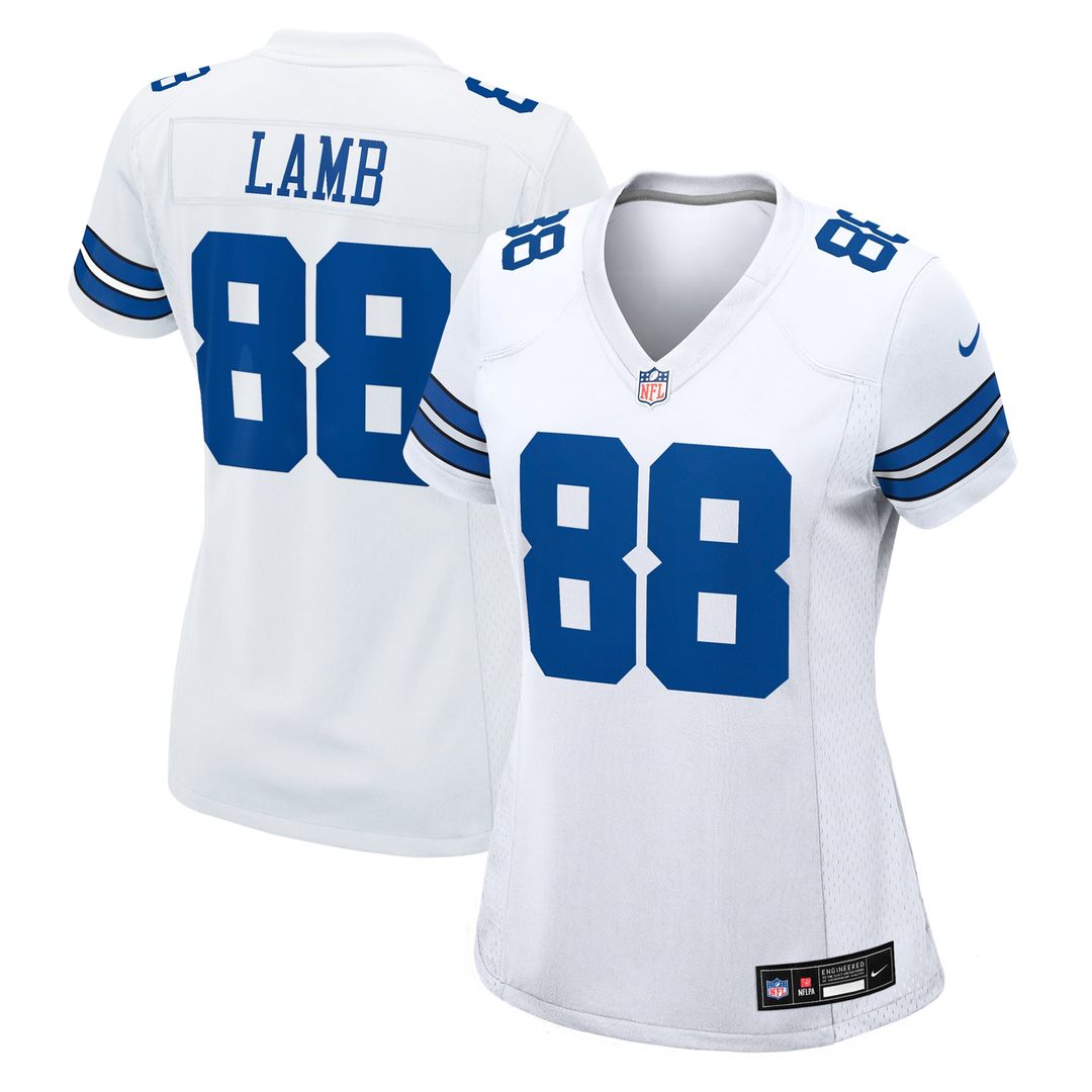 CeeDee Lamb Dallas Cowboys Women's Game Jersey - White