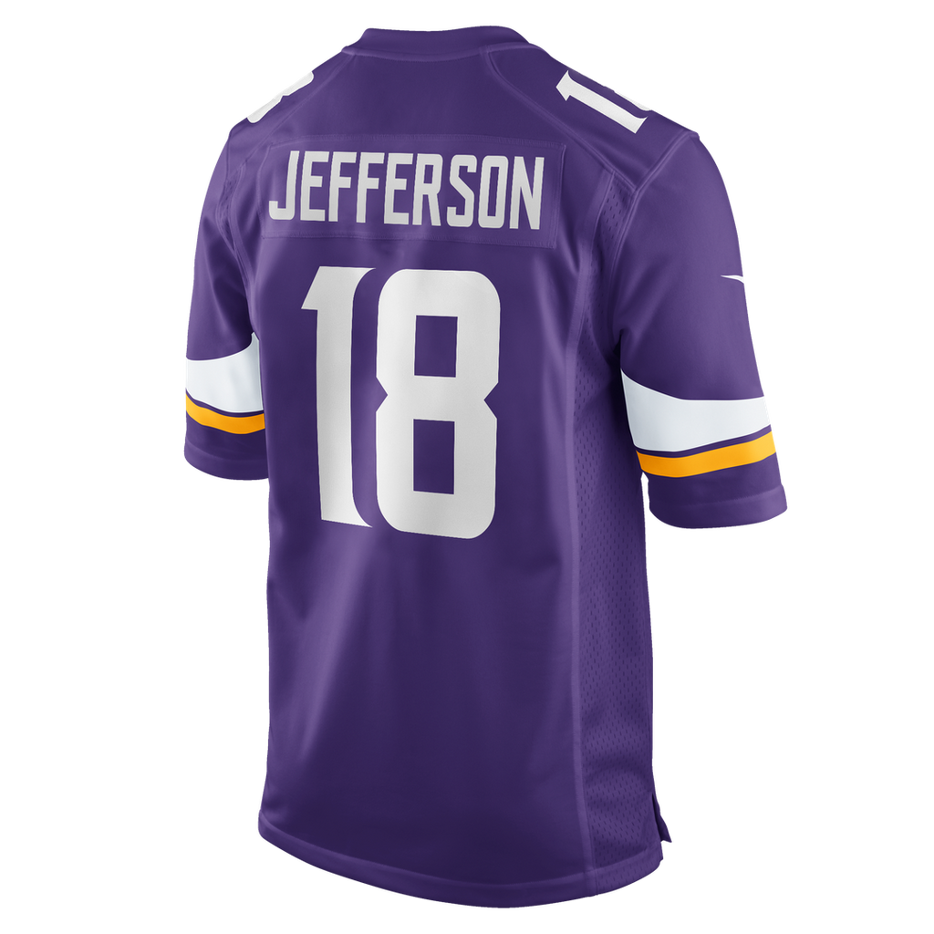 Justin Jefferson Minnesota Vikings Player Game Jersey - Purple