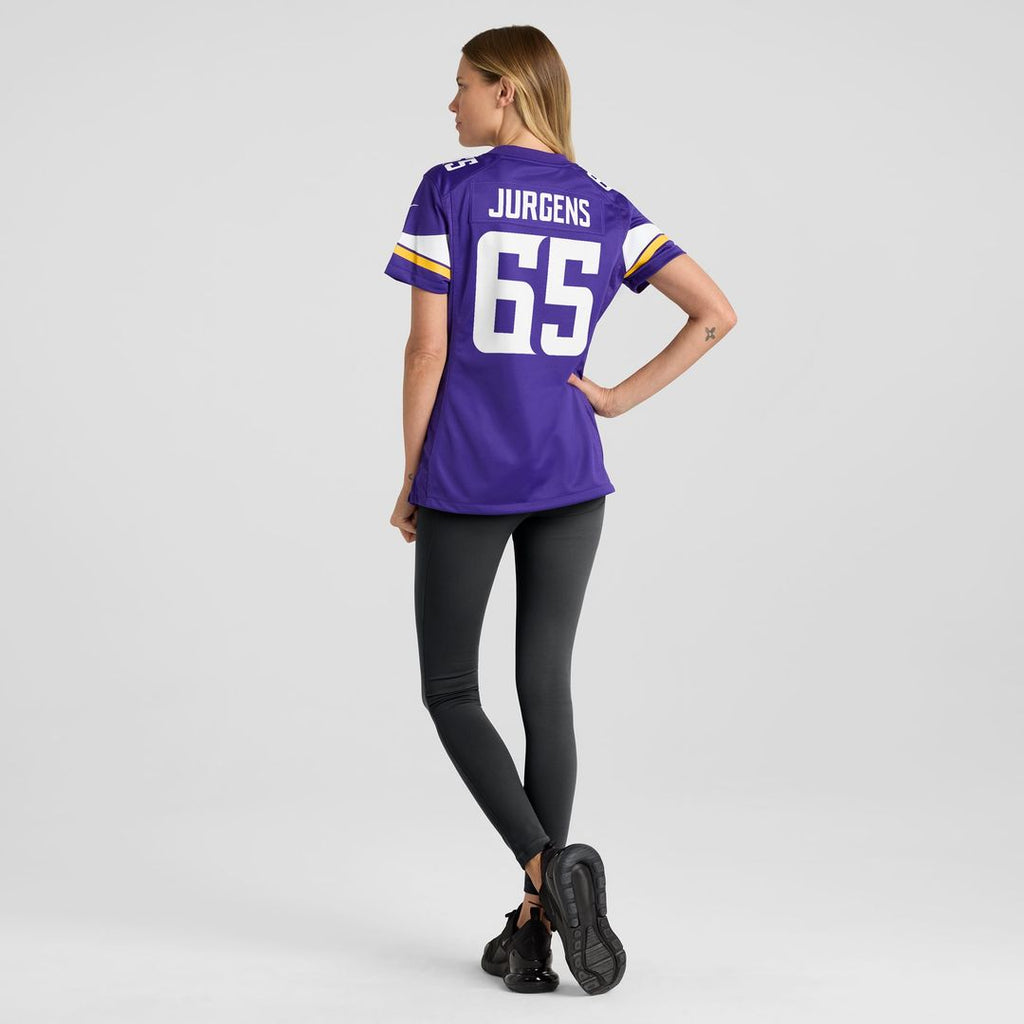 Michael Jurgens Minnesota Vikings Women's Game Jersey - Purple