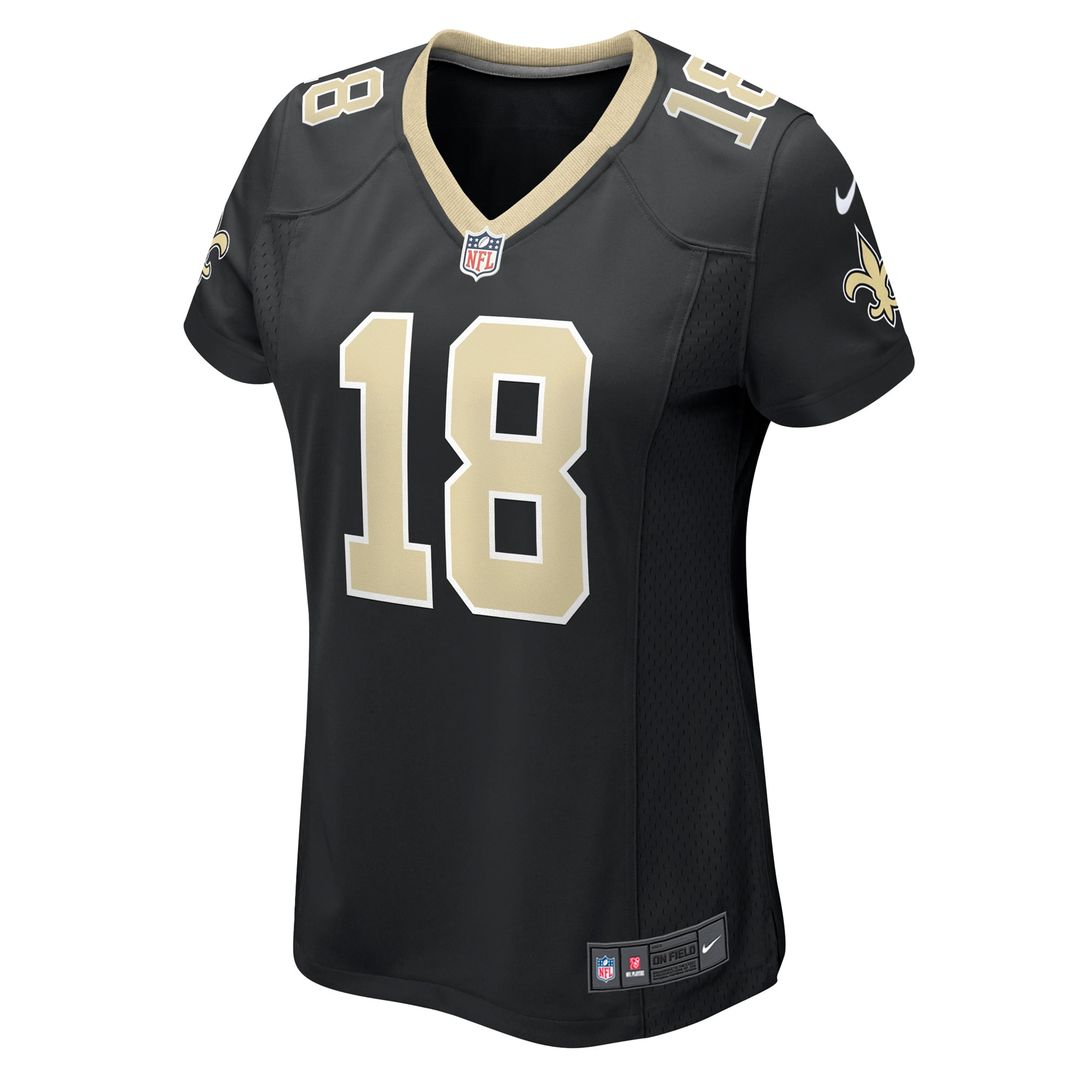 Spencer Rattler New Orleans Saints Women's Game Jersey - Black