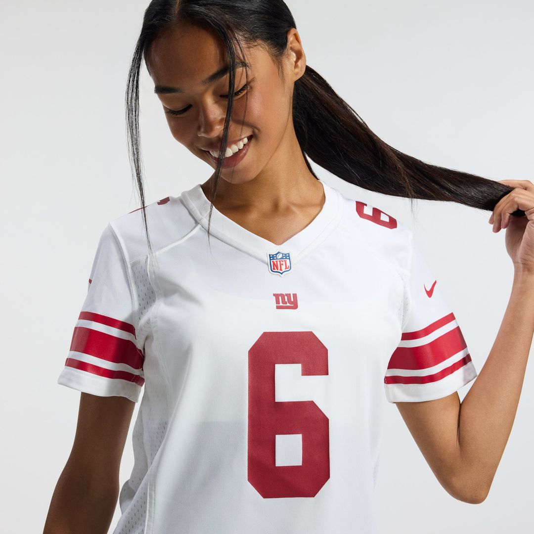 Jaxson Dart New York Giants Women's Team Game Jersey - Royal