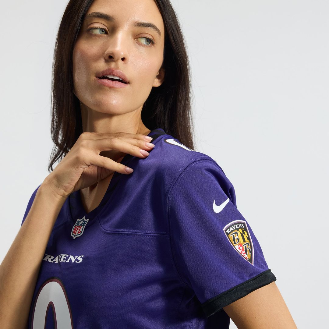 Roquan Smith Baltimore Ravens Women's Team Game Jersey - Purple
