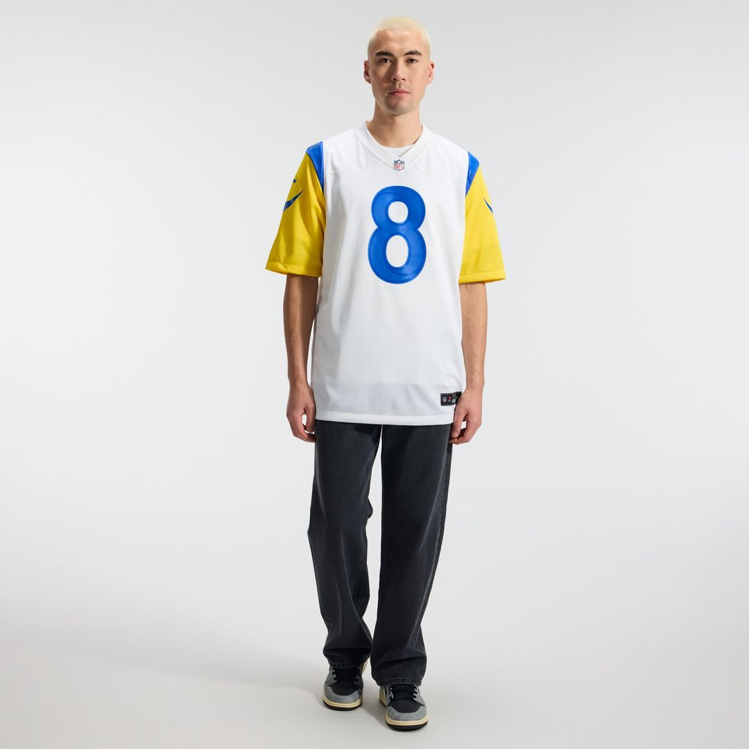 Jared Verse Los Angeles Rams White Game Player Jersey - White