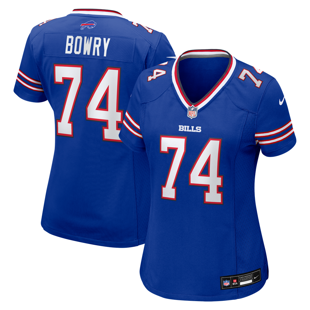 Jude Bowry Buffalo Bills Women's Team Game Jersey - Royal