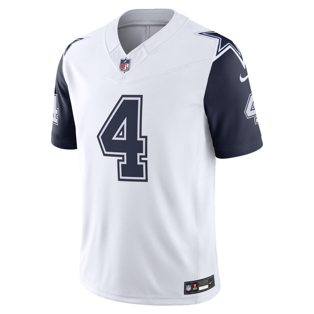 Dak Prescott Dallas Cowboys Alternate Vapor F.U.S.E. Stitched Limited Jersey - White