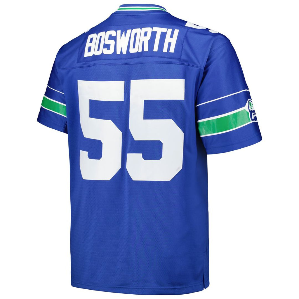 Brian Bosworth Seattle Seahawks Big & Tall 1987 Legacy Retired Player Jersey - Royal