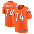 Ben Powers Denver Broncos Team Game Jersey - Orange