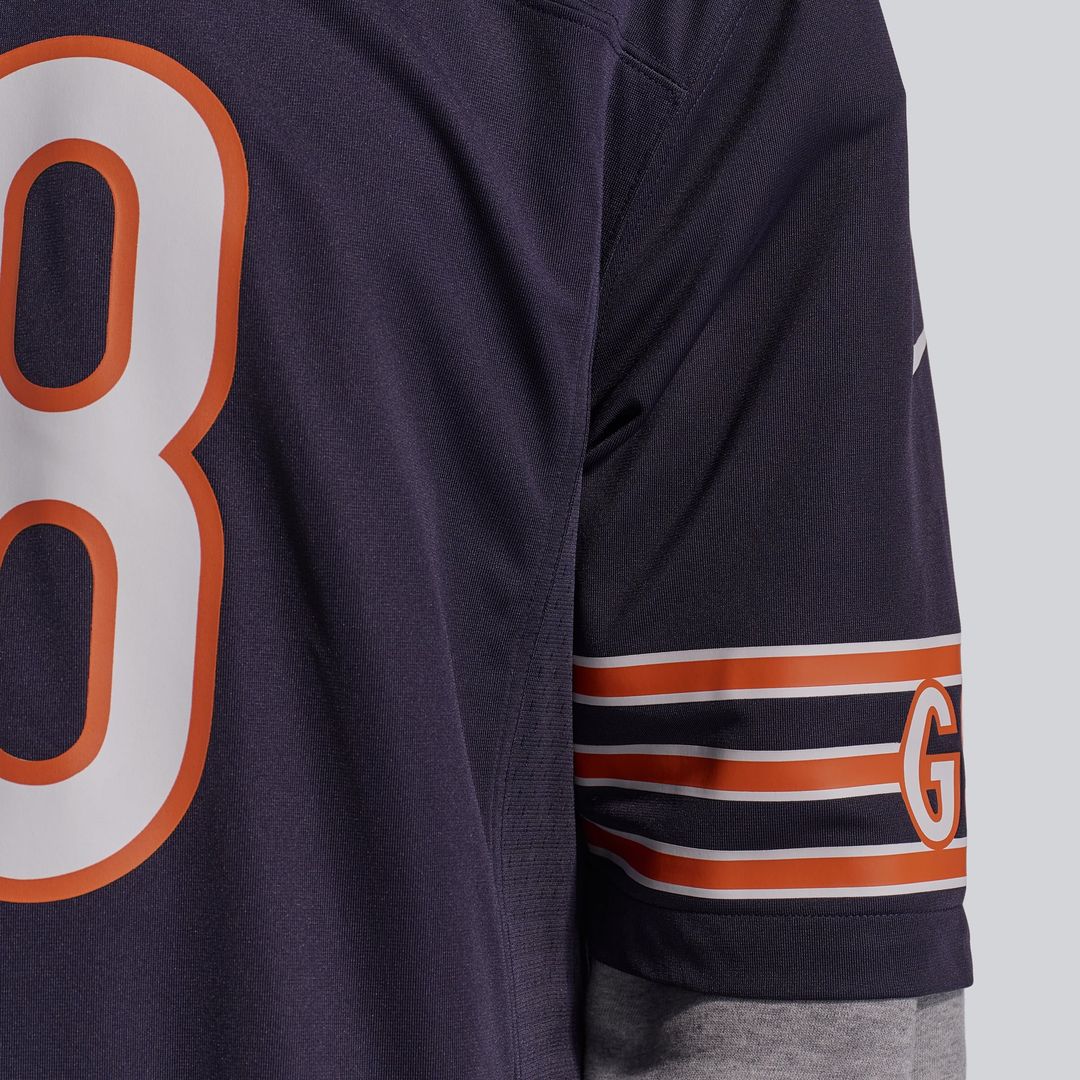 Caleb Williams Chicago Bears Alternate Player Game Jersey - Orange