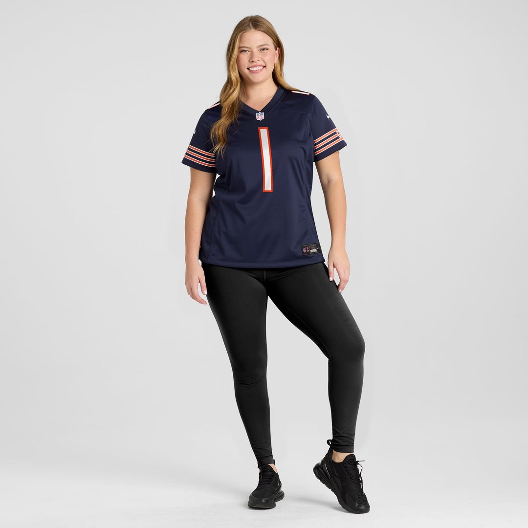 Number 1 Bride Chicago Bears Women's Game Jersey - Navy