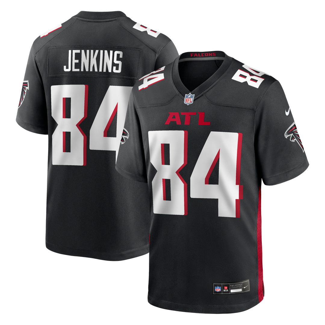 Alfred Jenkins Atlanta Falcons Game Retired Player Jersey - Black