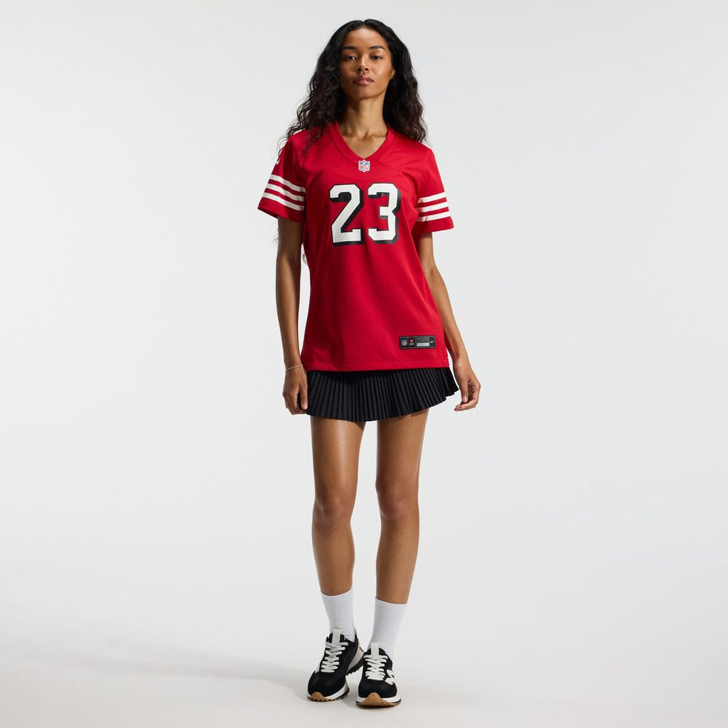 Christian McCaffrey San Francisco 49ers Women's Player Jersey - Scarlet