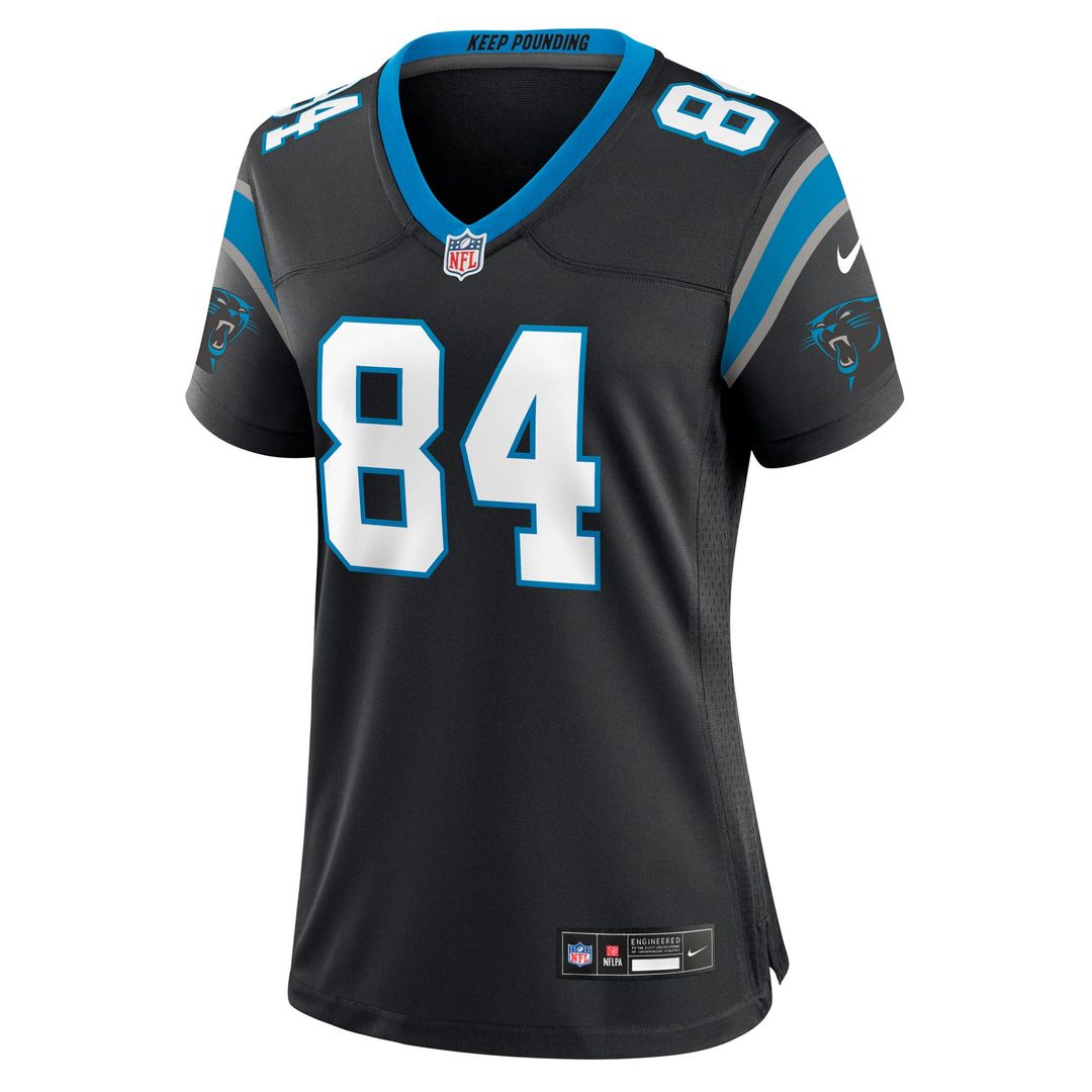 Mitchell Evans Carolina Panthers Women's Team Game Jersey - Black
