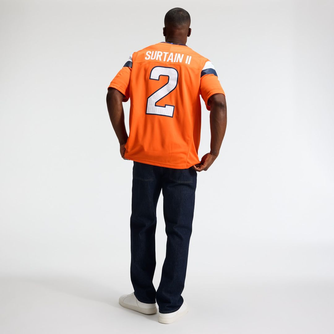 Patrick Surtain II Denver Broncos Alternate Vapor F.U.S.E. Stitched Limited Jersey - Navy