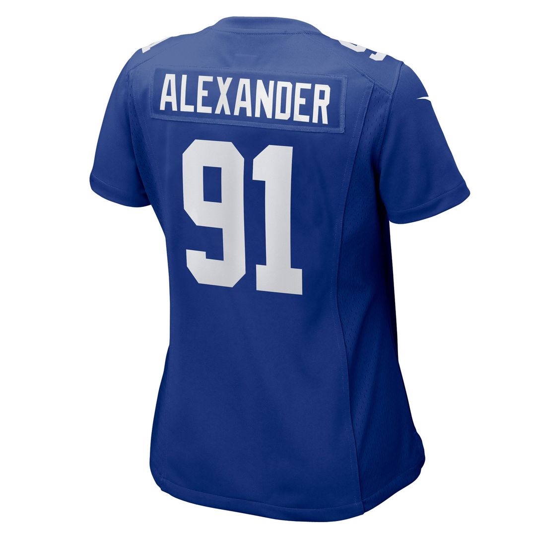 Darius Alexander New York Giants Women's Team Game Jersey - Royal