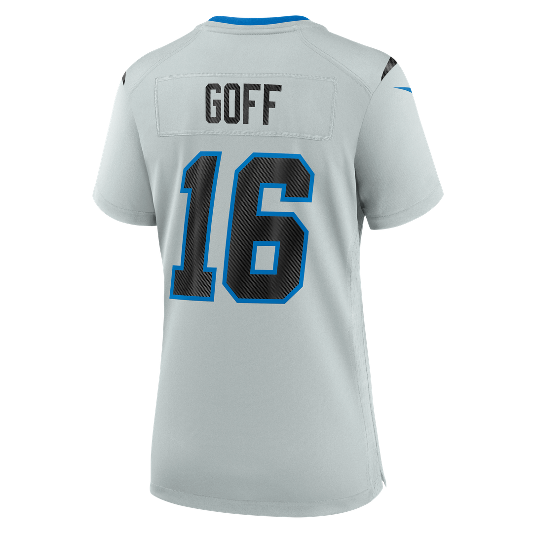 Jared Goff Detroit Lions Women's 2026 Rivalries Collection Game Jersey - Silver