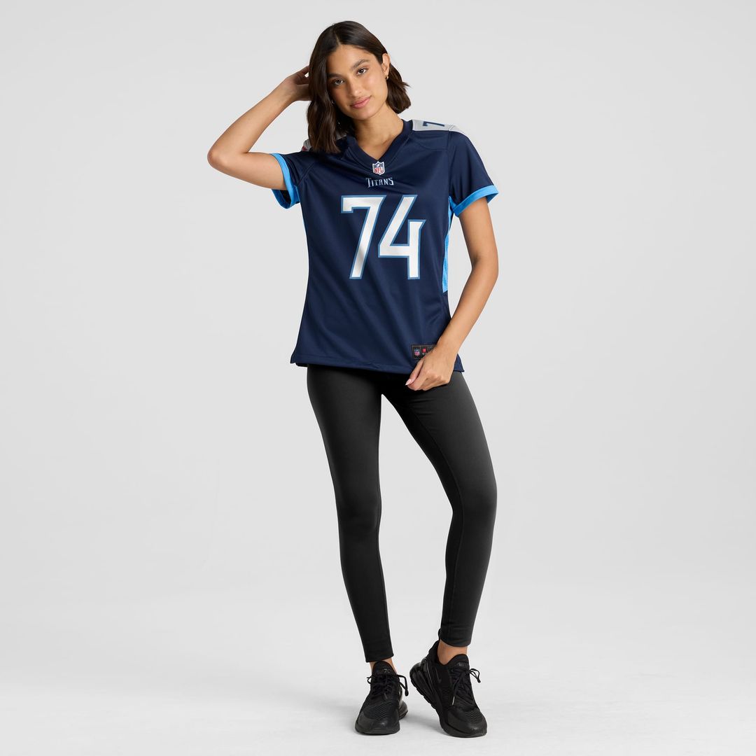 Bruce Matthews Tennessee Titans Women's Retired Player Jersey - Navy