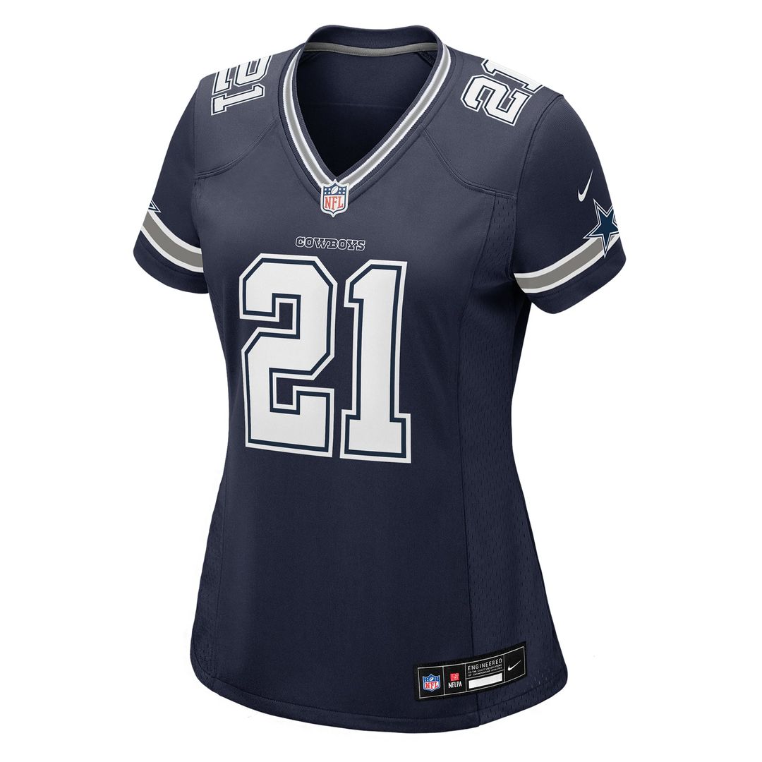 Deion Sanders Dallas Cowboys Women's Team Retired Player Game Jersey - Navy
