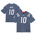 Drake Maye New England Patriots Preschool Rivalries Collection Game Jersey - Blue