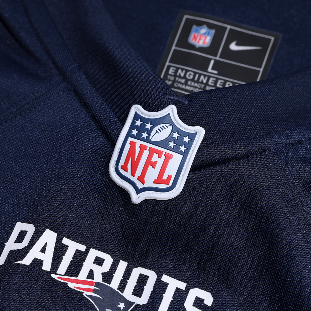 A.J. Brown New England Patriots Team Game Jersey - Navy