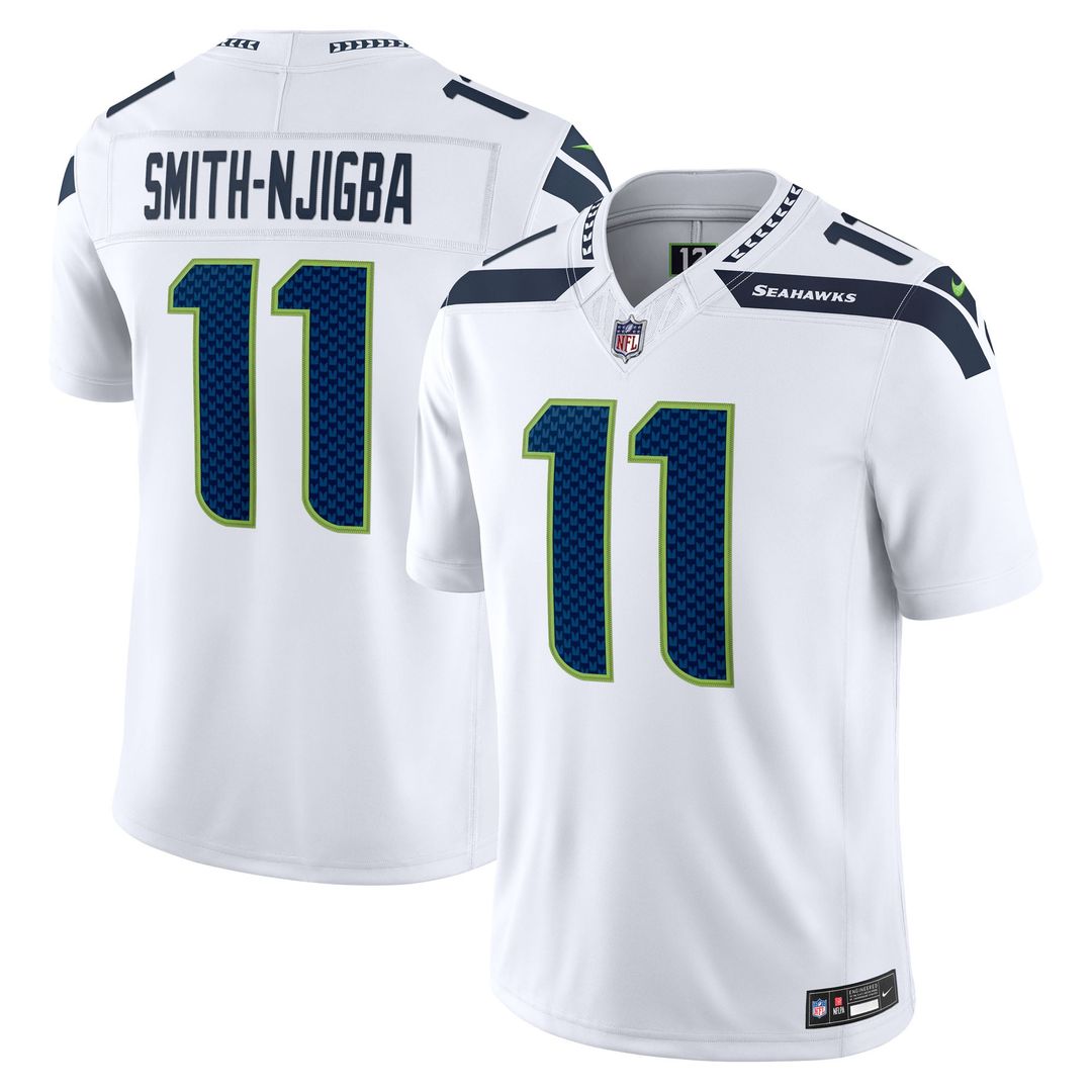 Jaxon Smith - Njigba Seattle Seahawks Alternate Vapor F.U.S.E. Stitched Limited Jersey - Royal