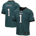 Jalen Hurts Philadelphia Eagles Youth Team Game Jersey - Midnight Green