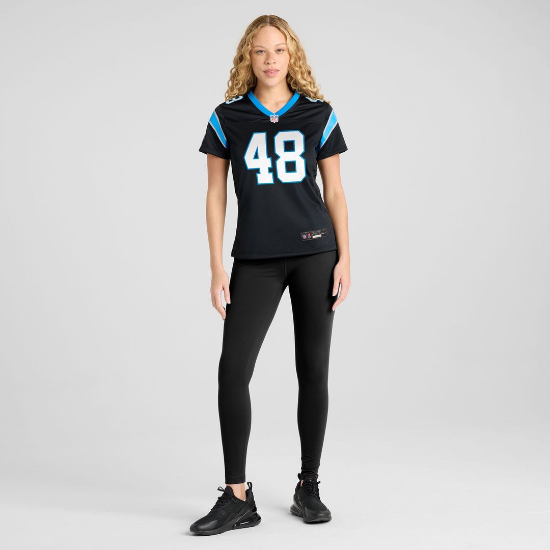 Thomas Incoom Carolina Panthers Women's Team Game Jersey - Black