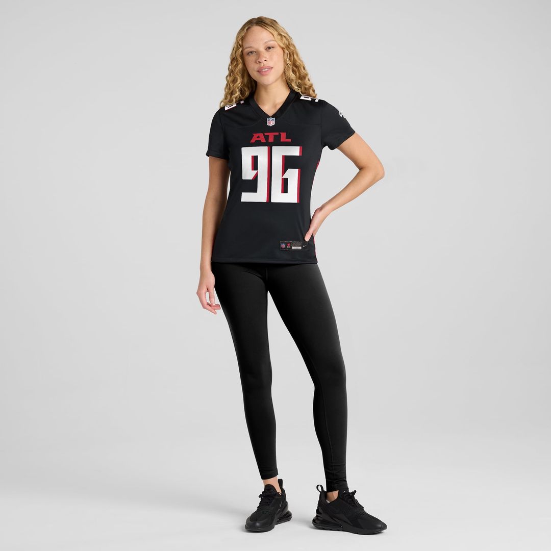 Zach Harrison Atlanta Falcons Women's Team Game Jersey - Black