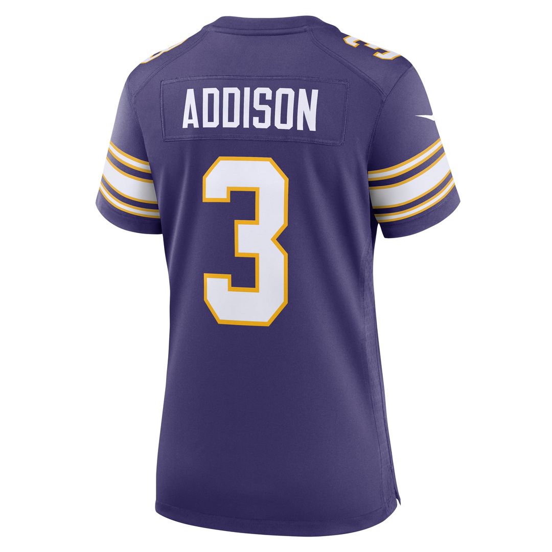Jordan Addison Minnesota Vikings Women's Alternate Game Jersey - Purple