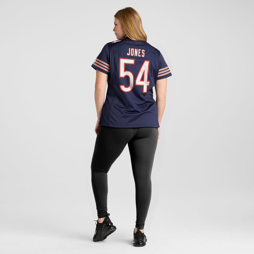 Logan Jones Chicago Bears Women's Team Game Jersey - Navy