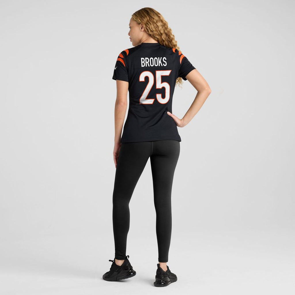 Tahj Brooks Cincinnati Bengals Women's Team Game Jersey - Black