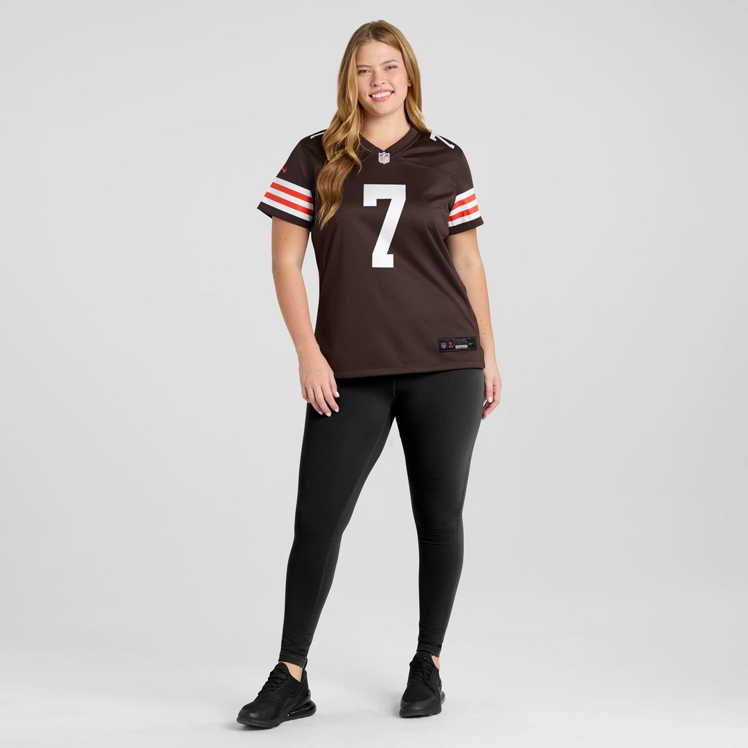 Dustin Hopkins Cleveland Browns Women's Team Game Jersey - Brown