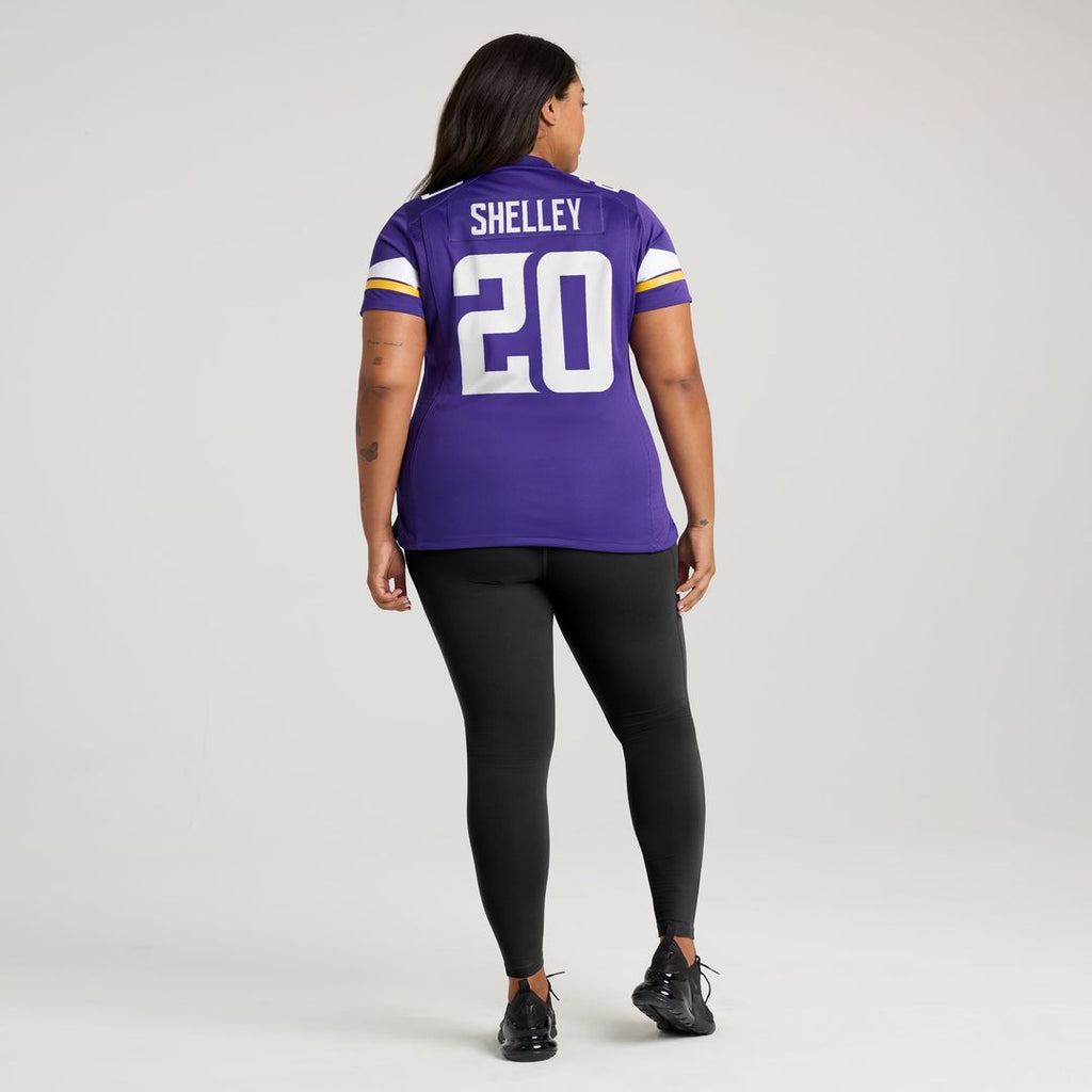 Duke Shelley Minnesota Vikings Women's Home Game Player Jersey - Purple