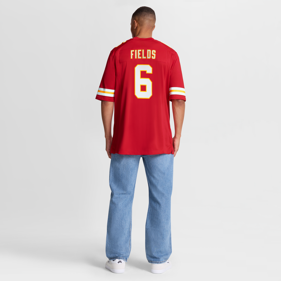 Justin Fields Kansas City Chiefs Game Jersey - Red