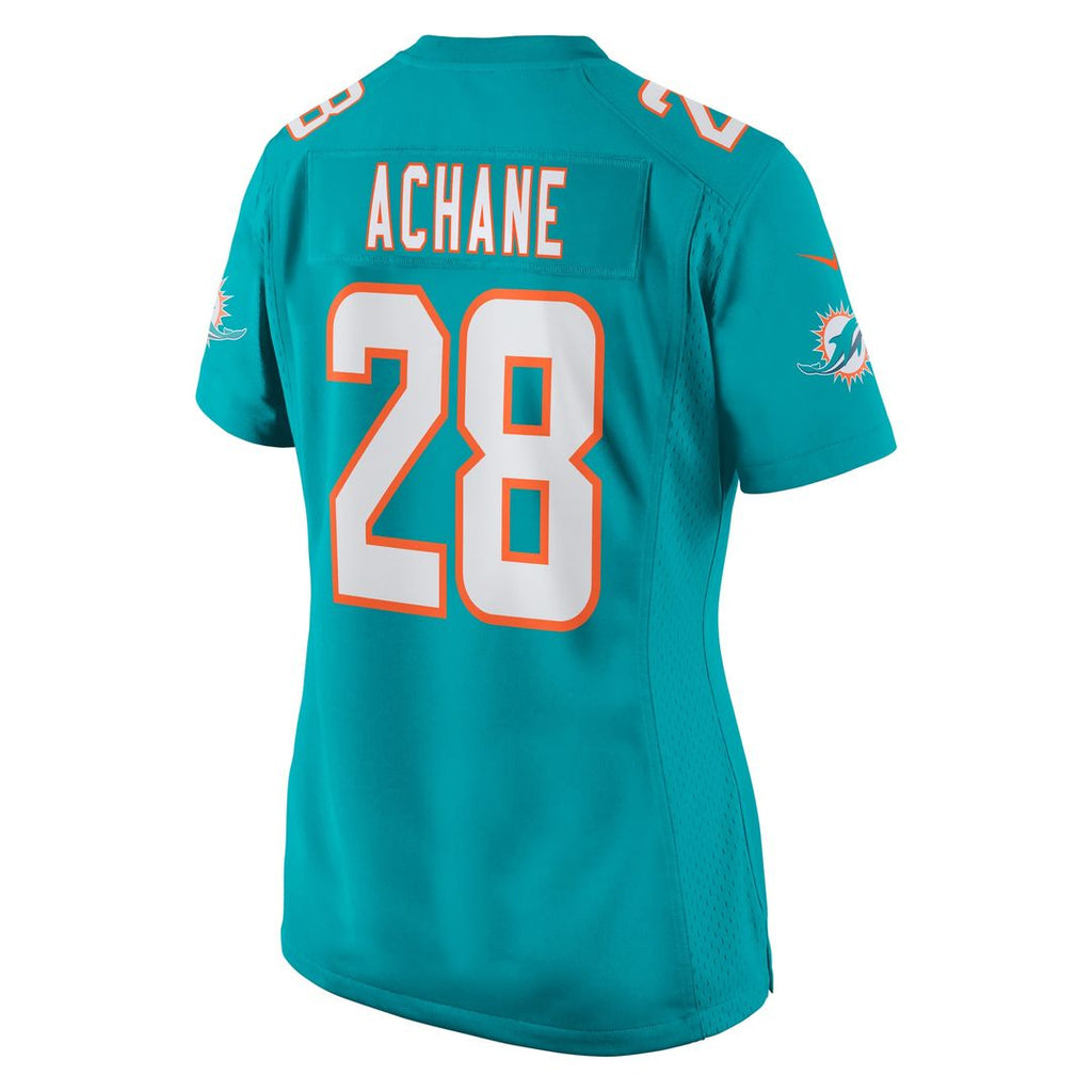 De’Von Achane Miami Dolphins Women's Player Game Jersey - Aqua