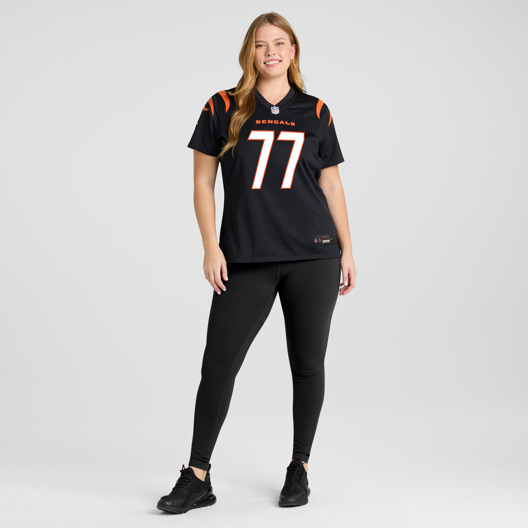 Myles Hinton Cincinnati Bengals Women's Team Game Jersey - Black