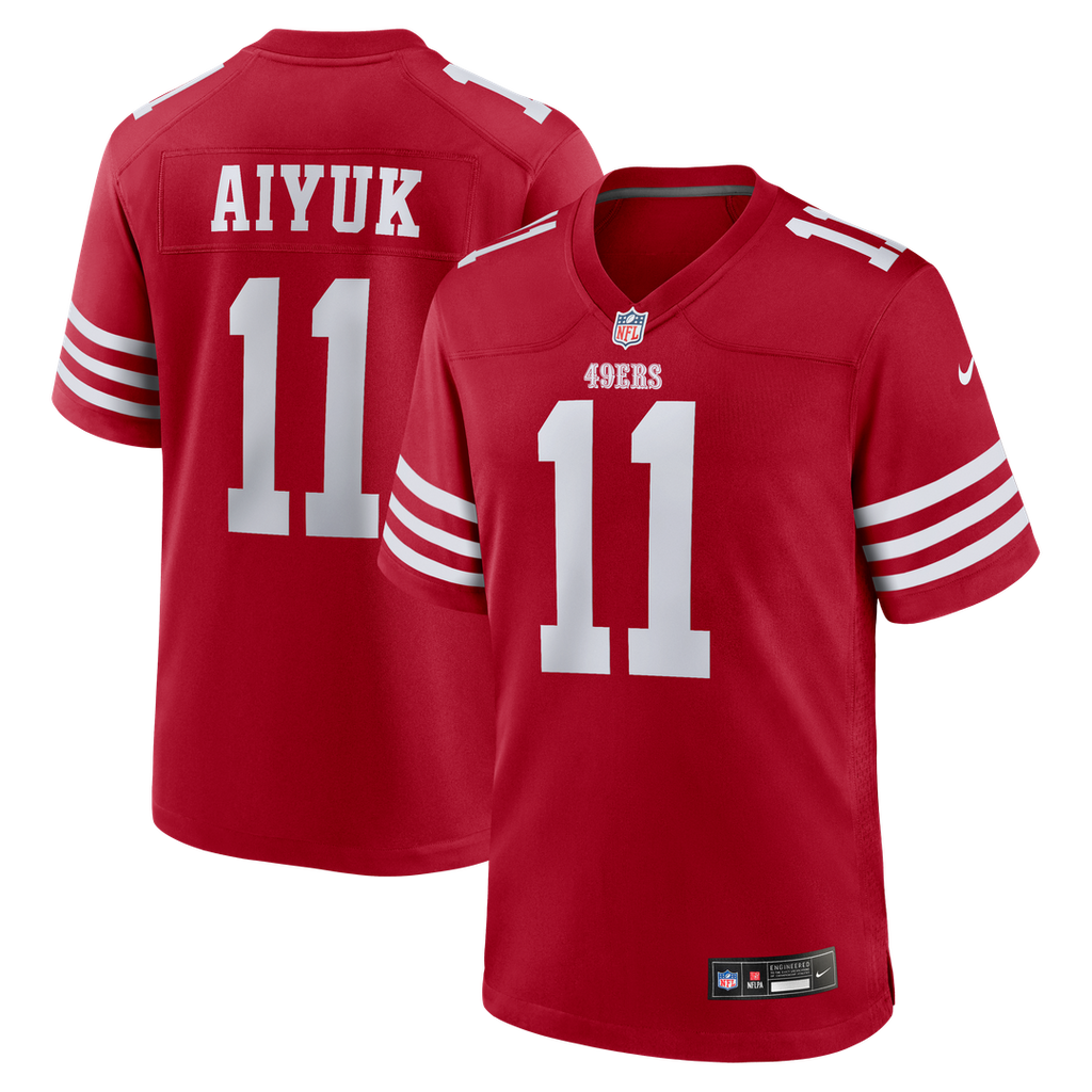 Brandon Aiyuk San Francisco 49ers Game Player Jersey - Scarlet