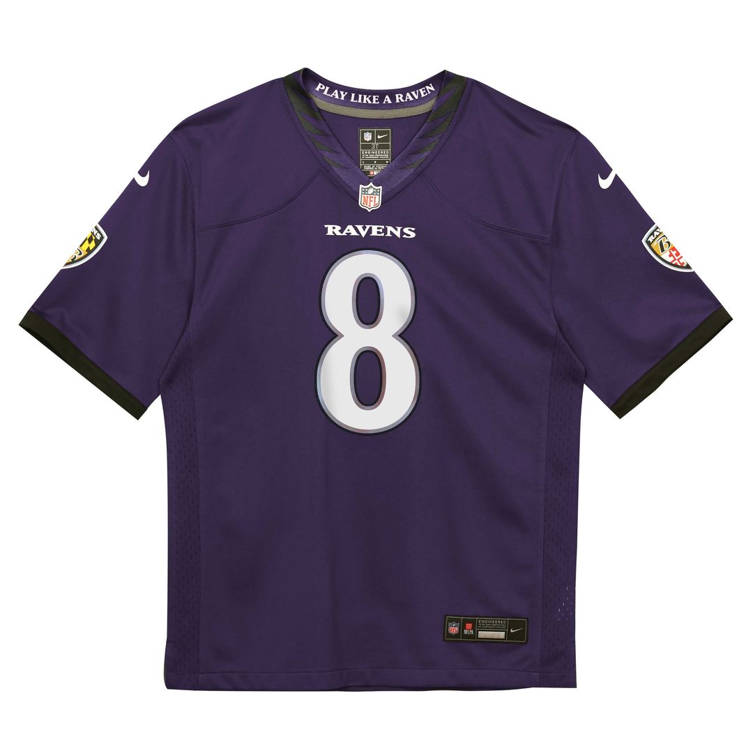 Lamar Jackson Baltimore Ravens Infant Team Game Jersey - Purple