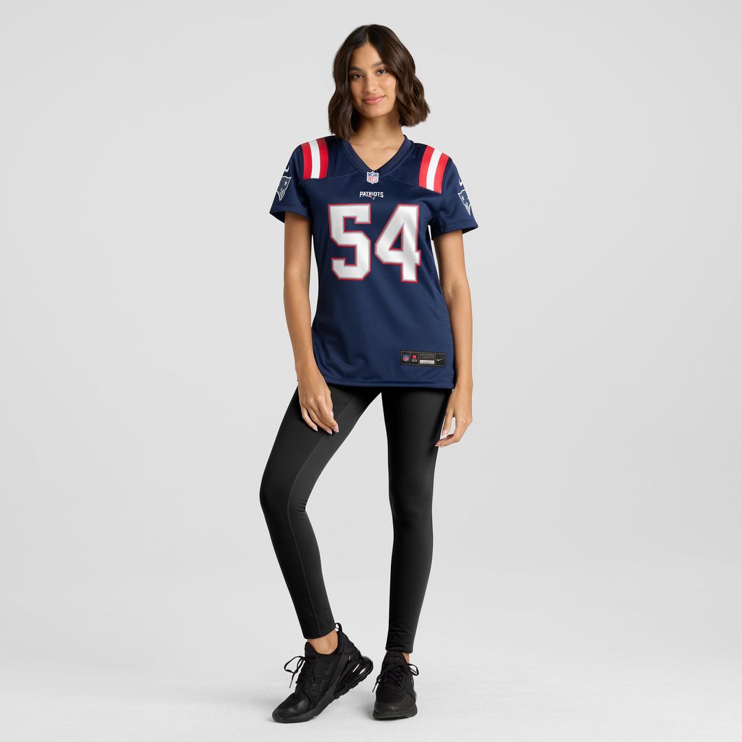 Tedy Bruschi New England Patriots Women's Game Retired Player Jersey - Navy