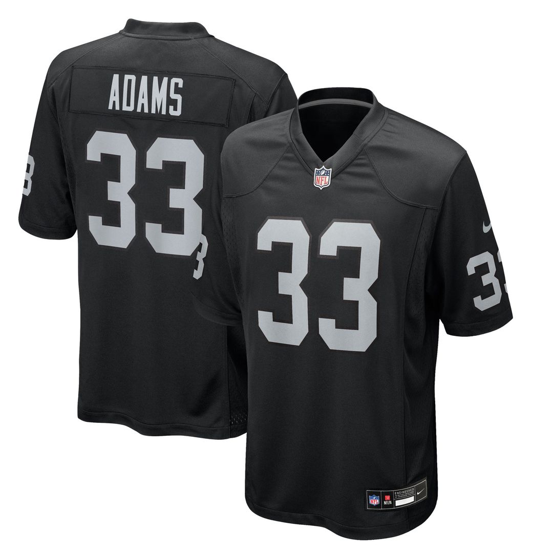 Jamal Adams Las Vegas Raiders Team Game Jersey - Black