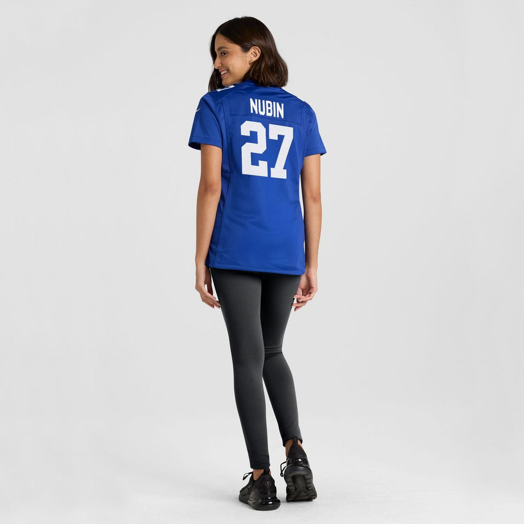 Tyler Nubin New York Giants Women's Team Game Jersey - Royal