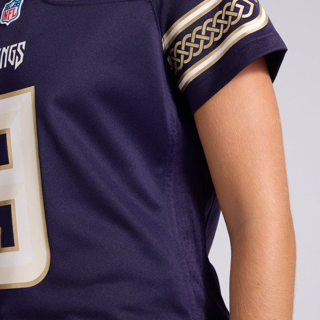 J.J McCarthy Minnesota Vikings Women's 2026 Rivalries Collection Game Jersey - Purple